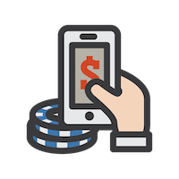 Claiming mobile casino bonus