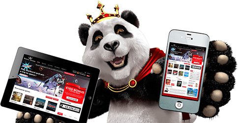 Mobile app of Royal Panda