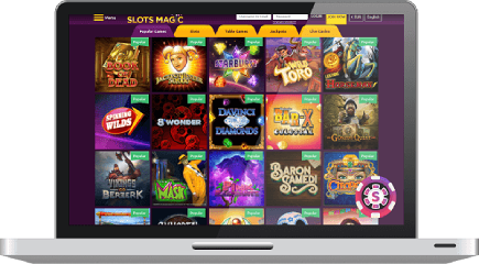 Games variety at Slots Magic casino